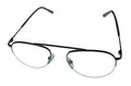 Jones New York Mens Gunmetal Rimless Metal Eyewear Aviator Frame. . 53mm
