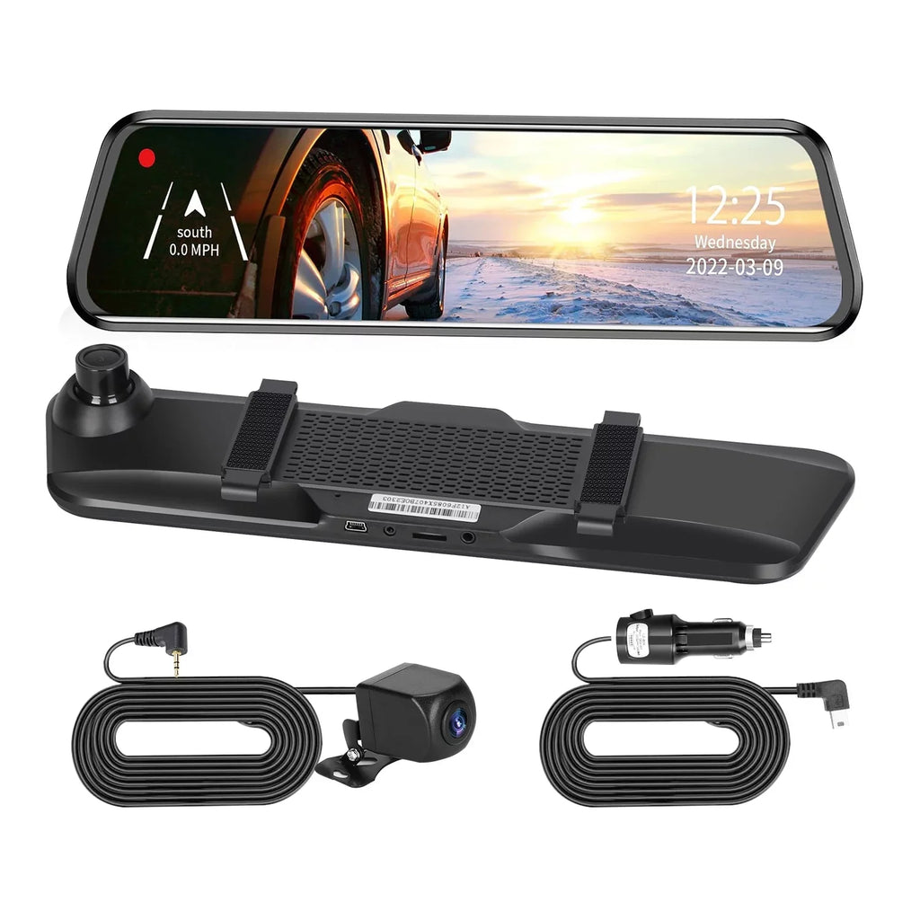 iMounTEK Car  4K  Dash Cam Dual Lens Recorder 170° Angle Camera with Night Vision, -Sensor, Parking Monitor