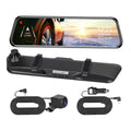 iMounTEK Car  4K  Dash Cam Dual Lens Recorder 170° Angle Camera with Night Vision, -Sensor, Parking Monitor
