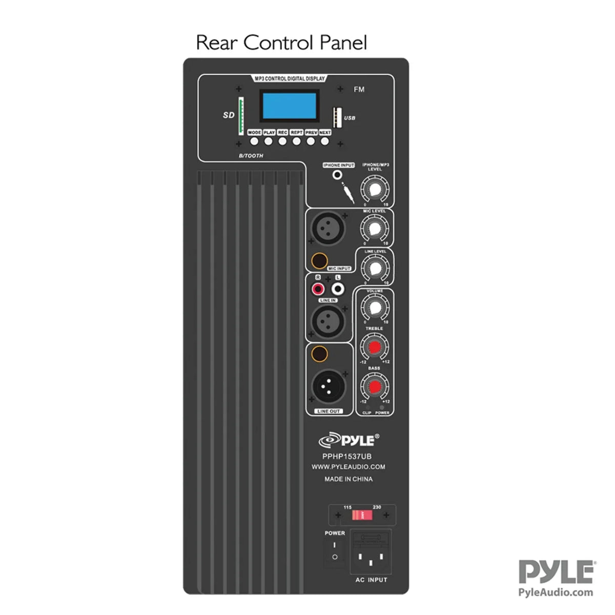 Pyle Pro  600W  Portable Bluetooth® Speaker System