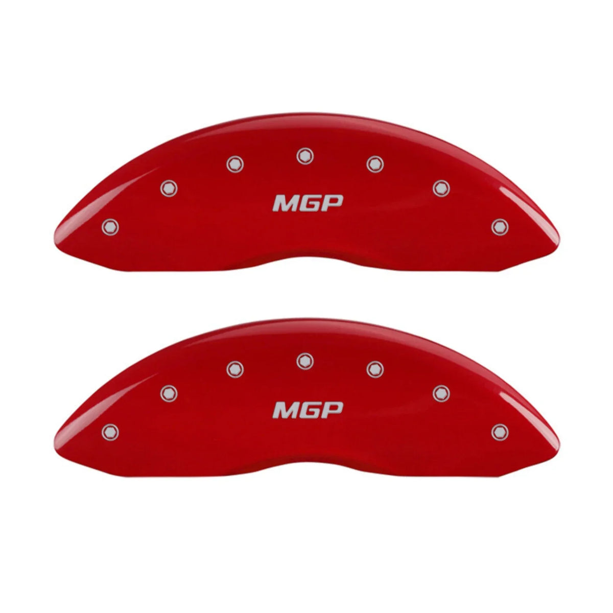4 Caliper Covers Engraved Front & Rear  Red finish silver ch Fits select: 2013  300, 2012  300C