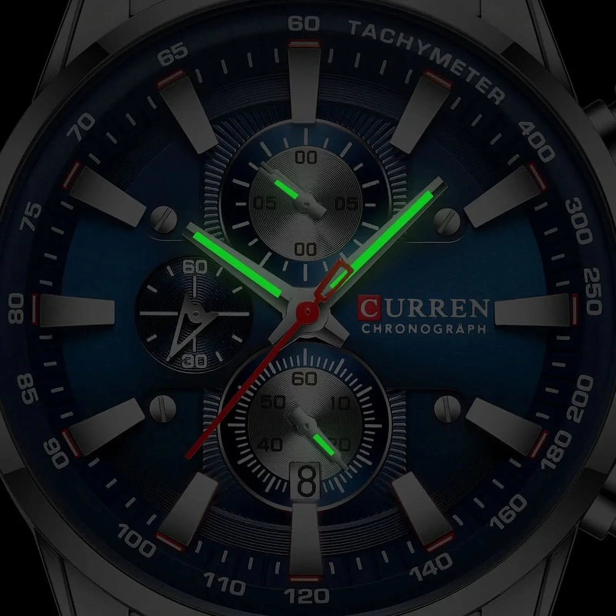 New Watches for Men Top Luxury Brand Quartz Men’s Watch Sport Waterproof Wrist Watches Chronograph Date Relogio Masculino Silver Black