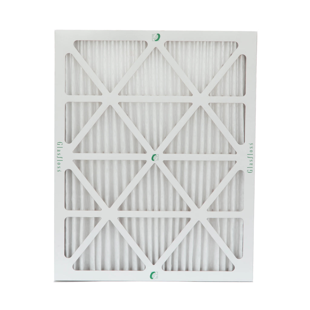 3 Pack of 18x20x2  13 Pleated 2" Inch Air Filters by Glasfloss. Actual Size: 17-1/2 x 19-1/2 x 1-3/4
