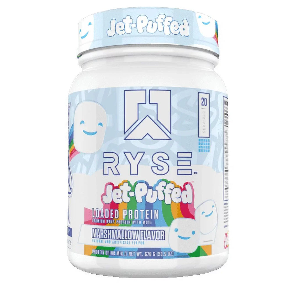 Loaded Protein Powder, Jet Puffed Marshmallow, 20 Servings, 25g Protein, Post Workout