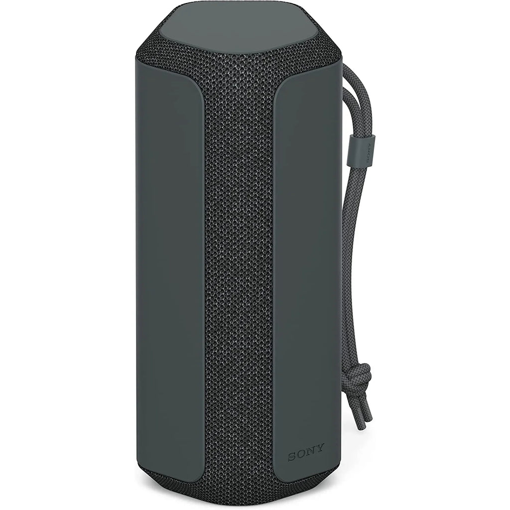Sony  -Series Portable Wireless Speaker - Black Bundle with Deco Essential Sling Backpack, Anti-Theft Combo Zipper Lock, External  Charging, Waterproof