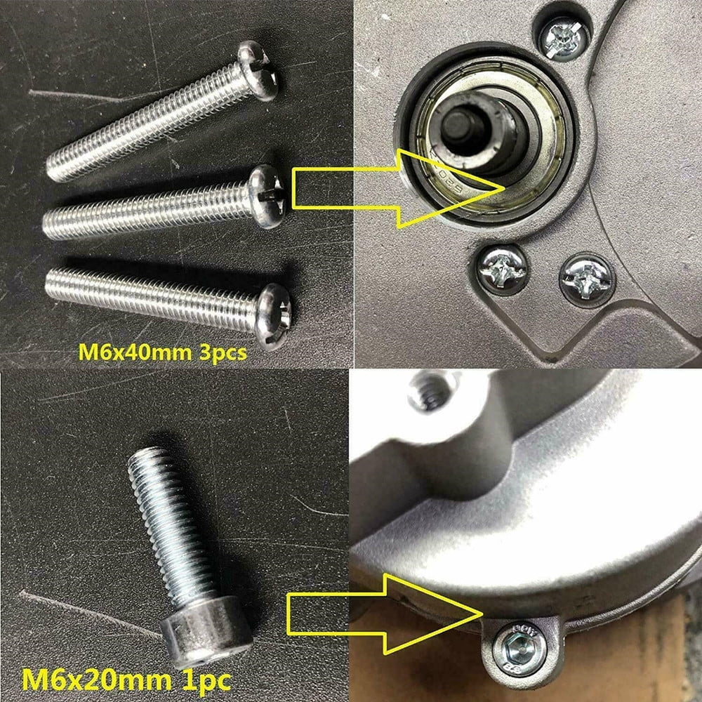 Motor Bolts, Studs, Screws, Washers Set for 2 Stroke yd100/66cc/80cc Engine Kit Gas Bike