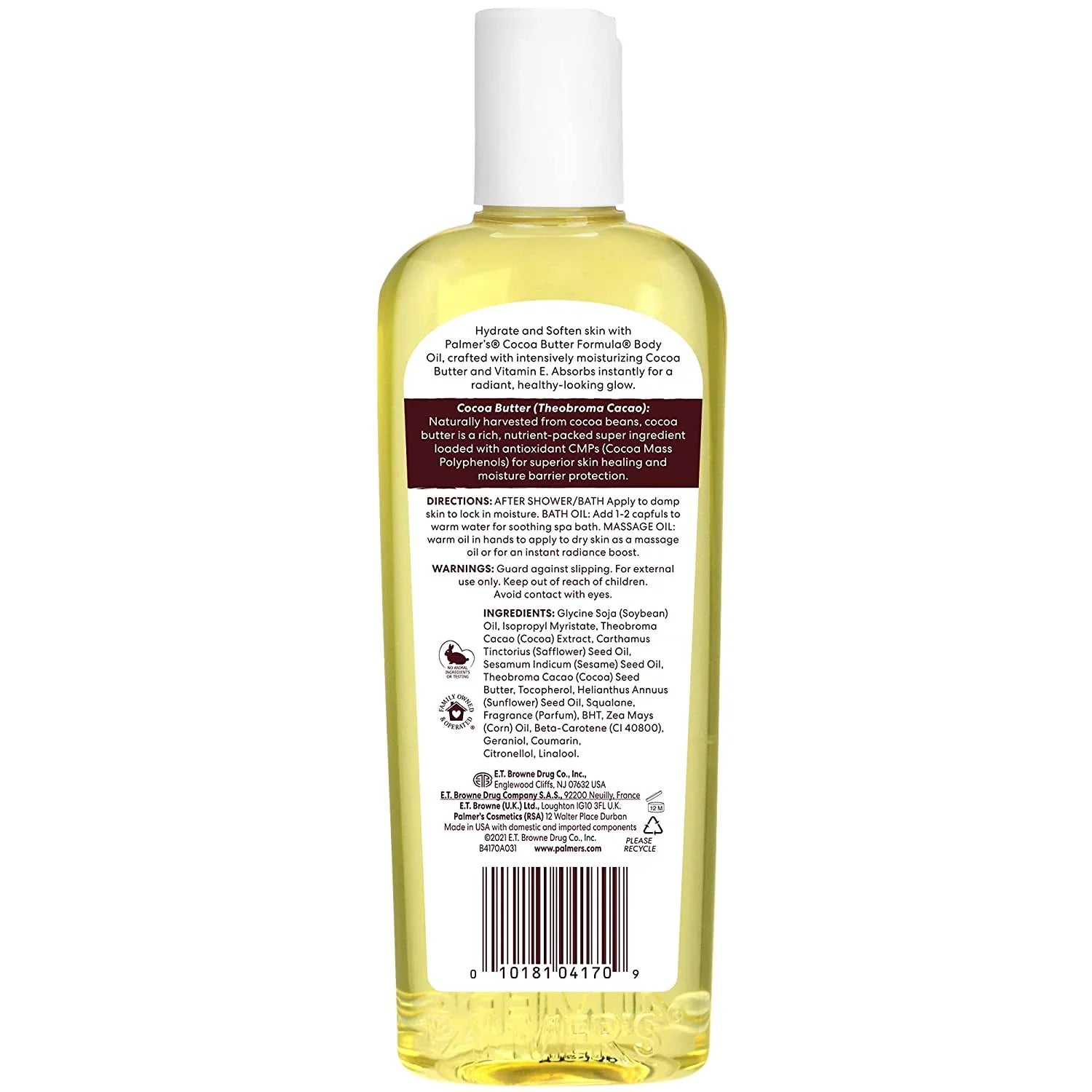 Palmers Cocoa Butter Formula with Vitamin  Moisturizing Body Oil - 8.5 oz - 2 Pack
