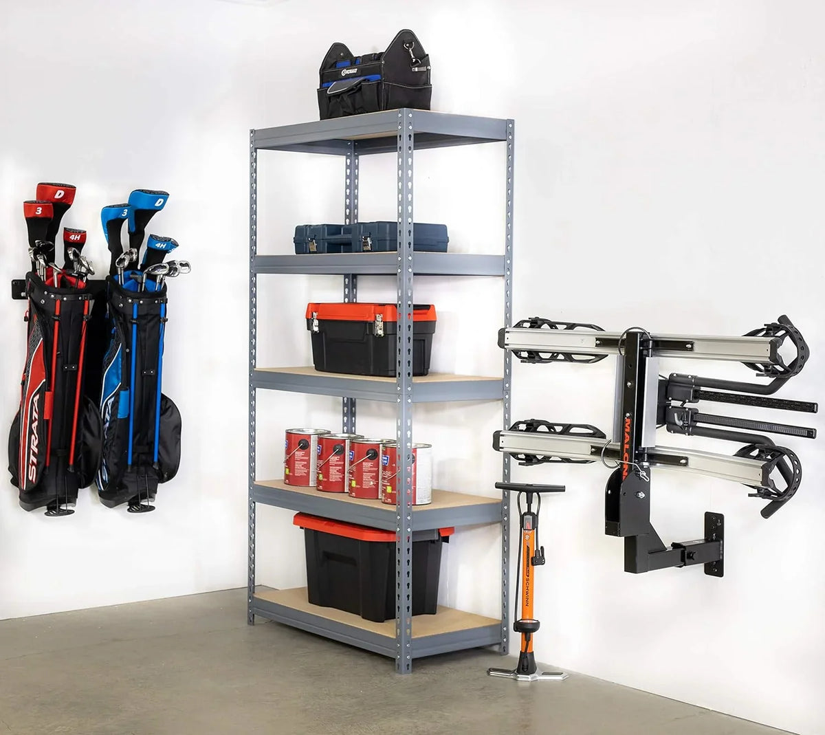 Storeyourboard Hitch Wall Mount, Bike And Cargo Rack Hanging Garage Organizer, Trailer Hitch Receiver Storage, Holds Max 175 Lbs (2 Inch)