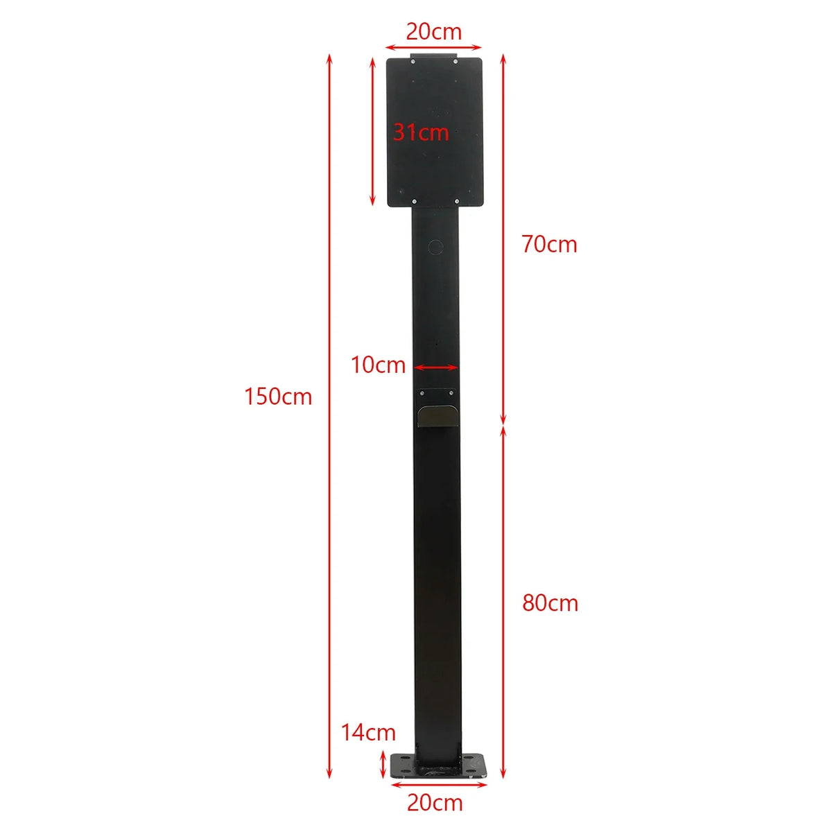 Pedestal Mounted  Charging Station  Charger Stand For Tesla Charging Station
