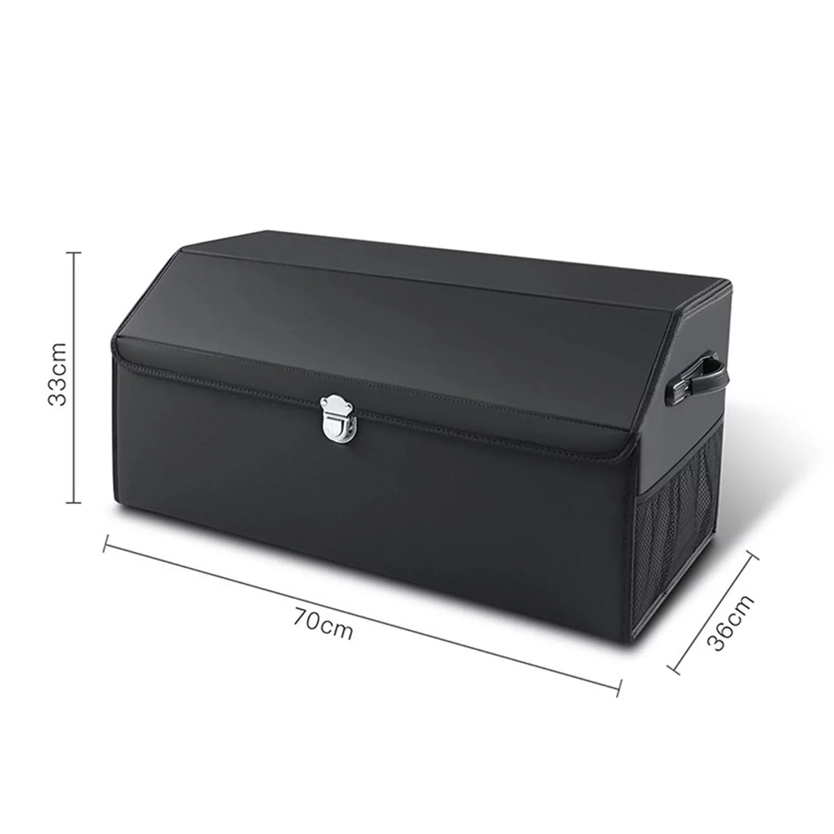 Car Trunk Organizer Dustproof with Handles Foldable Car Storage Box Bin for Cars