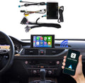 Road Top Wireless Carplay Retrofit Kit Decoder for Audi  2010-2016 Year with  3G System, fit for Audi  2016-2018 Year with , Support Android Auto, Mirrorlink, Reverse Camera