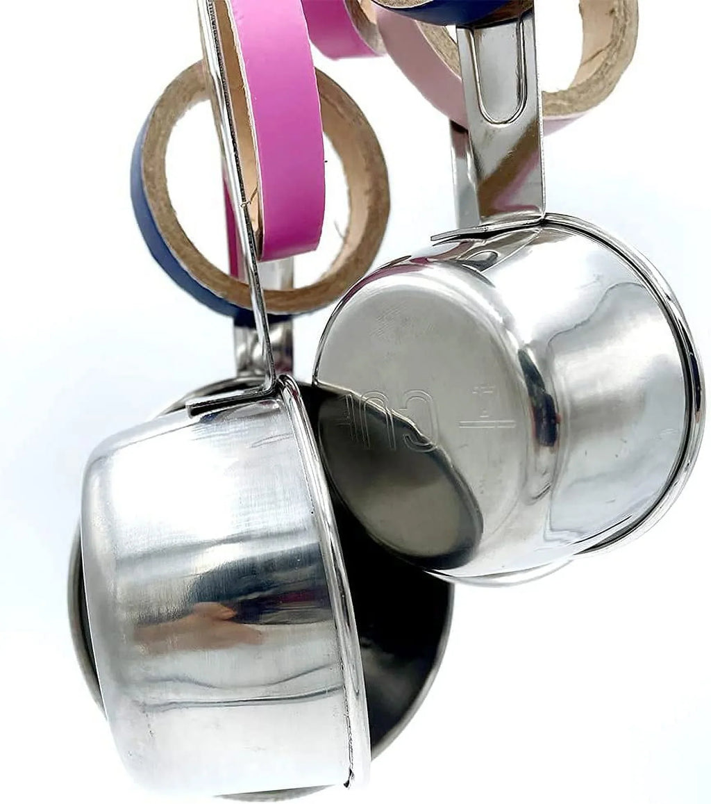 Durable Bird Parrots Pots and Bagel Toys, Pullable Stainless Steel Cup and Cardboard Ring Toys for Amazons Mini Macaws African Greys Cockatoos Eclectus