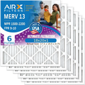 18x20x1 Air Filter  13 Comparable to  1500 - 2200 &  9 Electrostatic Pleated Air Conditioner Filter 6 Pack   Premium  Made 18x20x1 Furnace Filters by     .