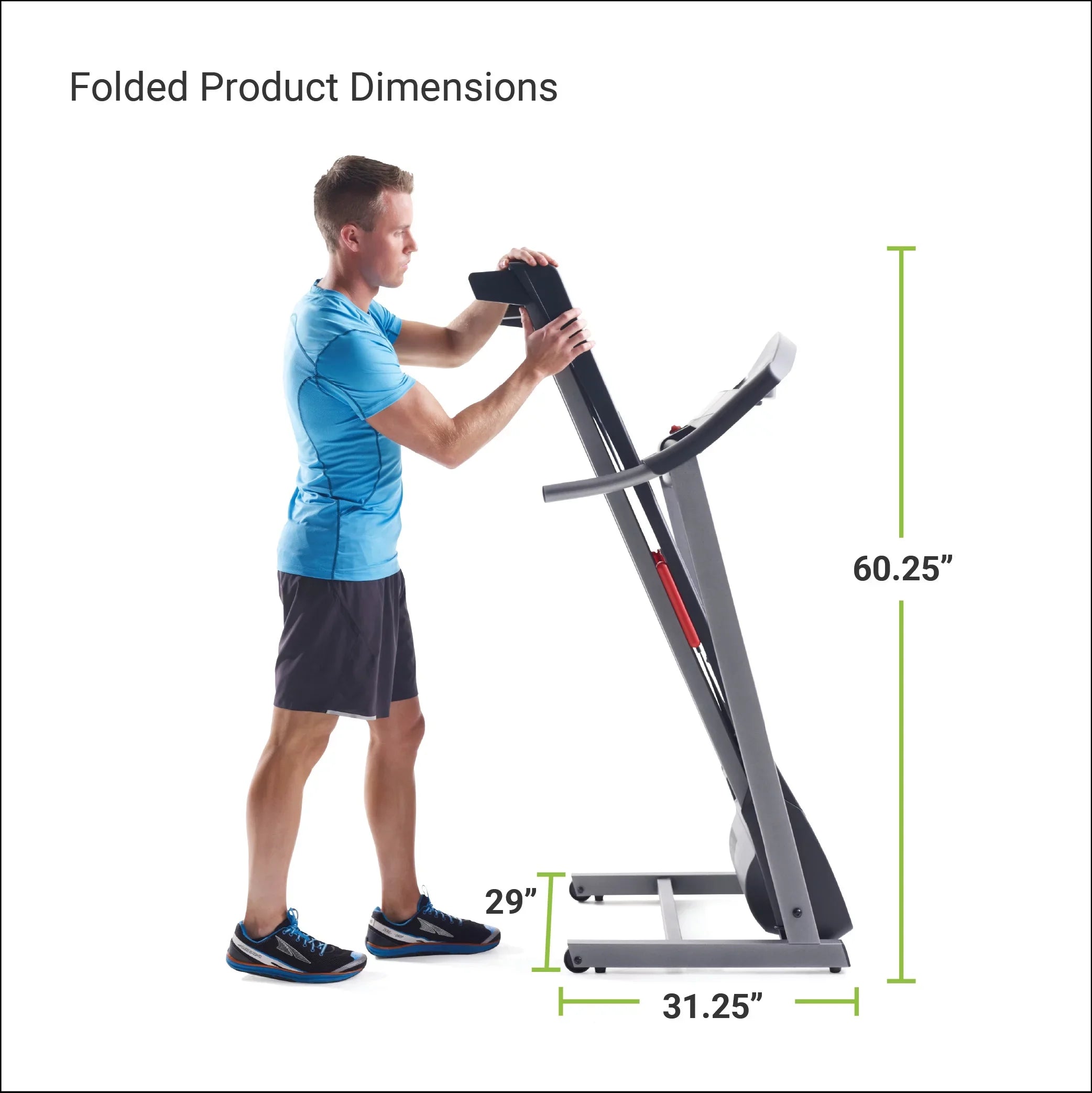 Weslo Cadence  5.9i Folding Treadmill, iFit Compatible with Manually Adjustable Incline