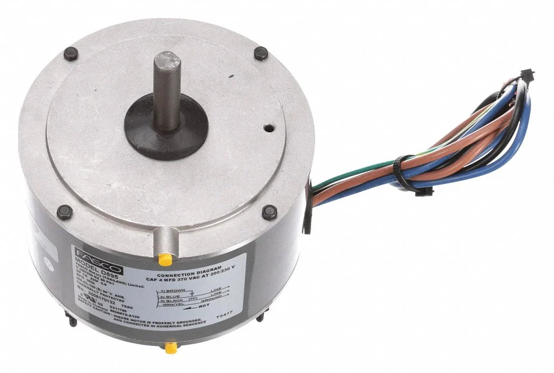 Fasco Motor,1/8 ,1650 rpm,48,200-230V