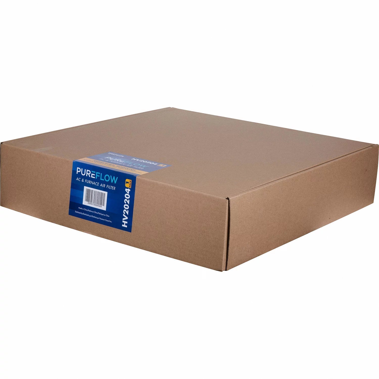PureFlow , Home Furnace Air Filter 20x20x4, with 4 Layers of Advanced Filtration Technology, -13 Pack-of-2