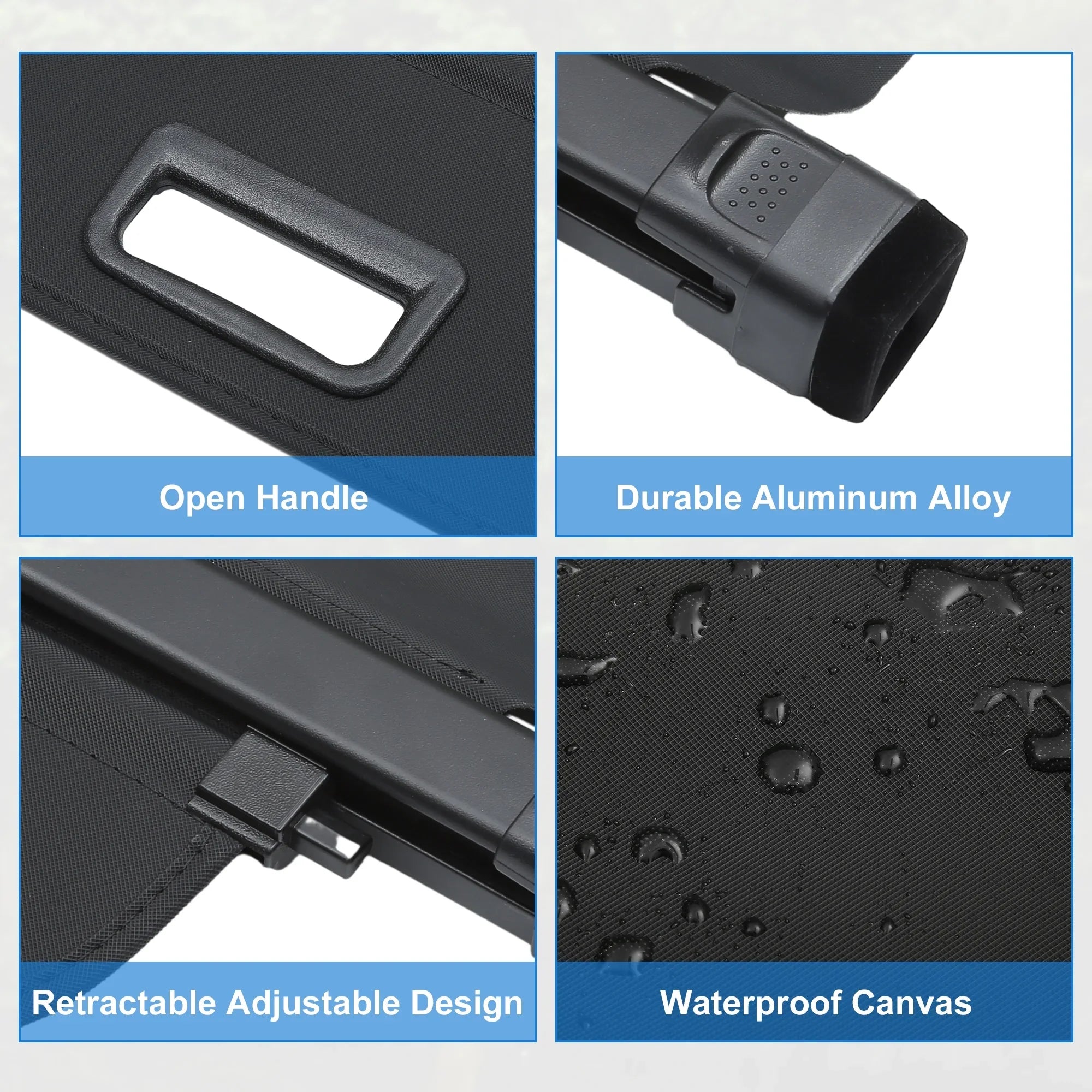 Unique Bargains Retractable Cargo Cover for Subaru Outback 2010-2015 Waterproof Non Slip  Rear Trunk Shielding