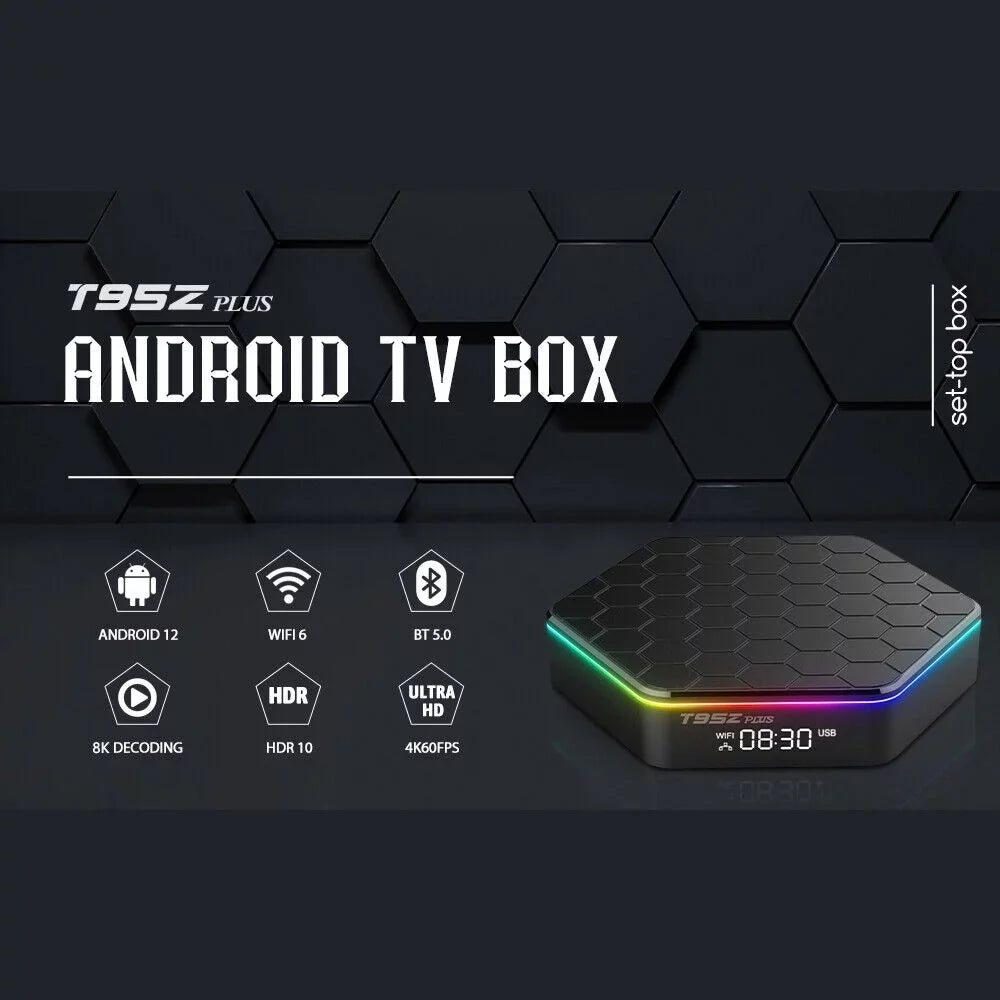 JahyShow Upgraded  Plus  Box - Smart Android 12.0, 6K  Stream Player, 4+128G