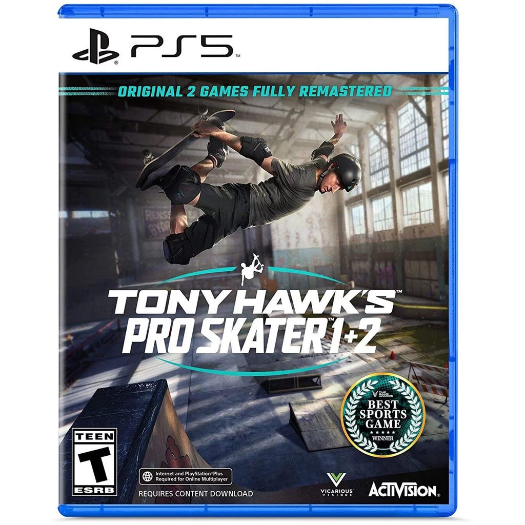 Tony Hawk's Pro Skater 1 and 2 With SpiderMan Miles Morales - Two Games For