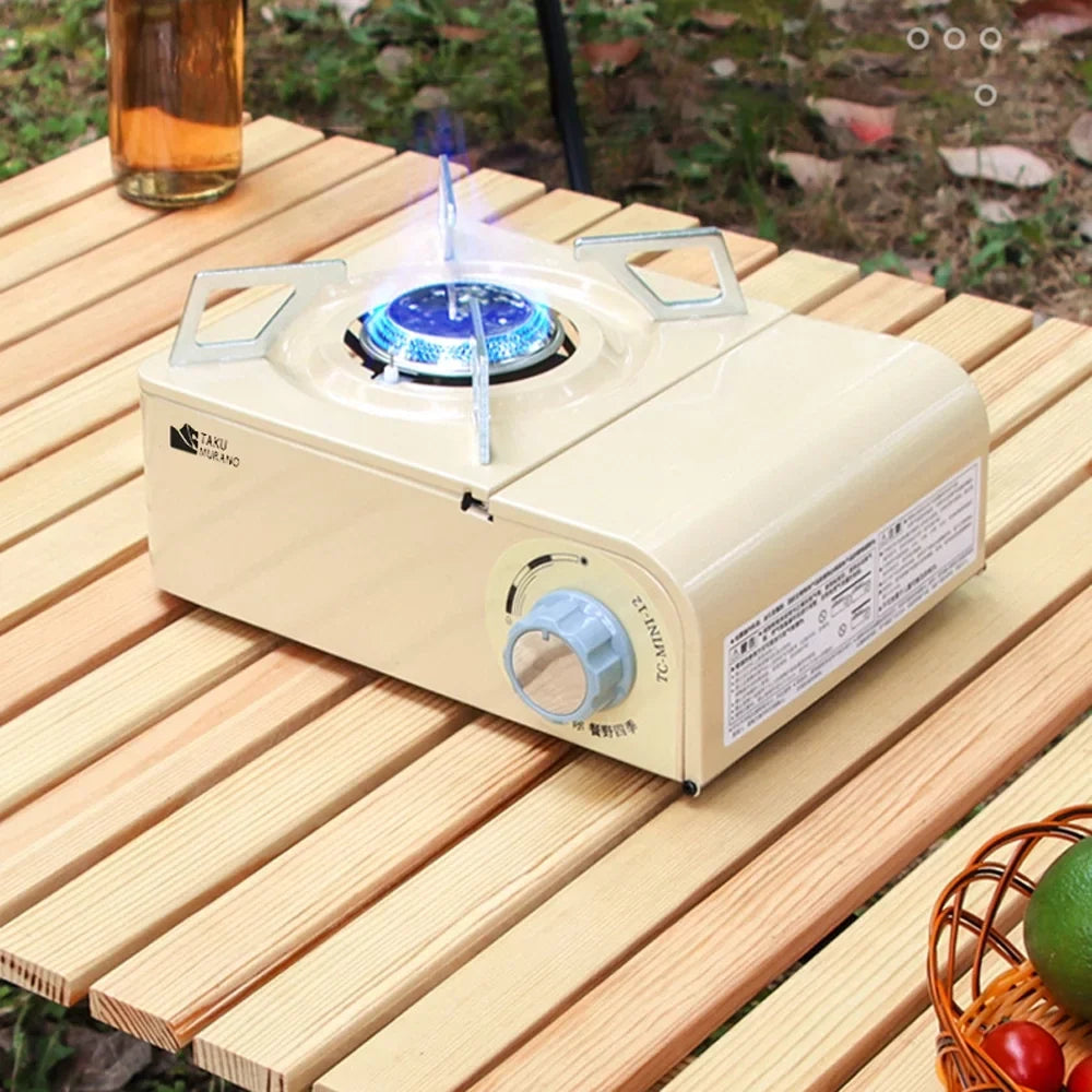 Portable Butanes Stove 2500W - Cassette Stove with Piezo Ignition for Cooking, Perfect for Camping