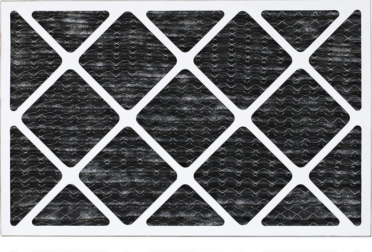 Filterbuy 24x30x1  8 Odor Eliminator Pleated   Furnace Air Filters with Activated Carbon (12-Pack)
