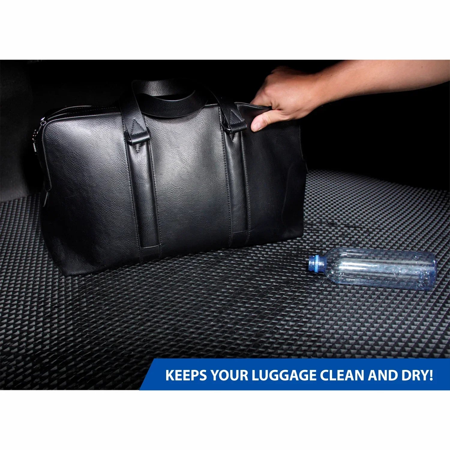 Goodyear Custom Fit Cargo Mat Liner for Nissan Murano 2015-2024 - Heavy Duty Trunk Liner, Dimond Shape,Luggage with Waterproof,Liquid & Dirt Trapping Technology - Anti-Slip Cargo Liner -