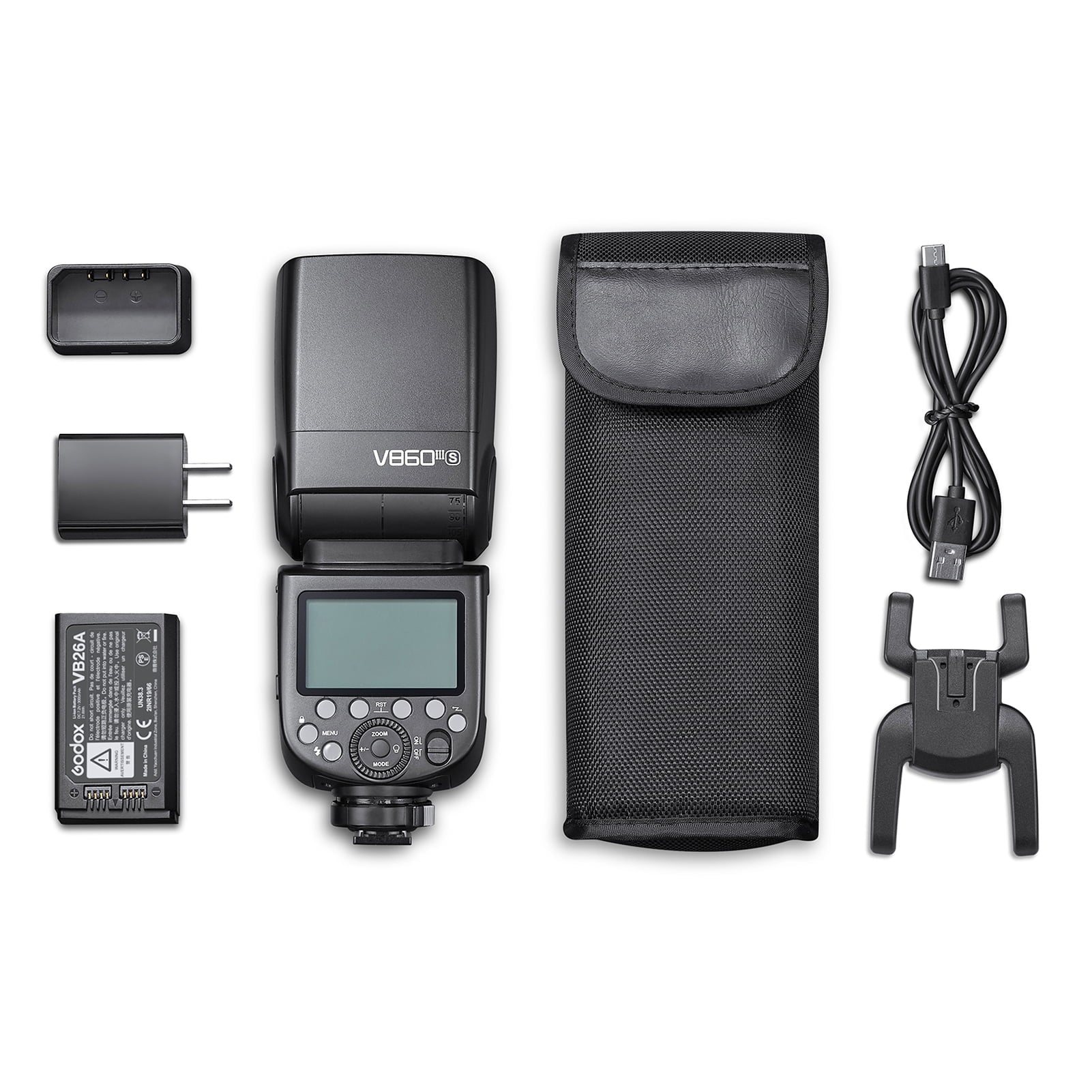 Godox - Wireless  Speedlite / Receiver Camera Flash Light Manual/Auto Flash  1/8000s  Built-in 2.4G Wireless  System with Rechargeable Li-ion Battery Modeling Light Replac