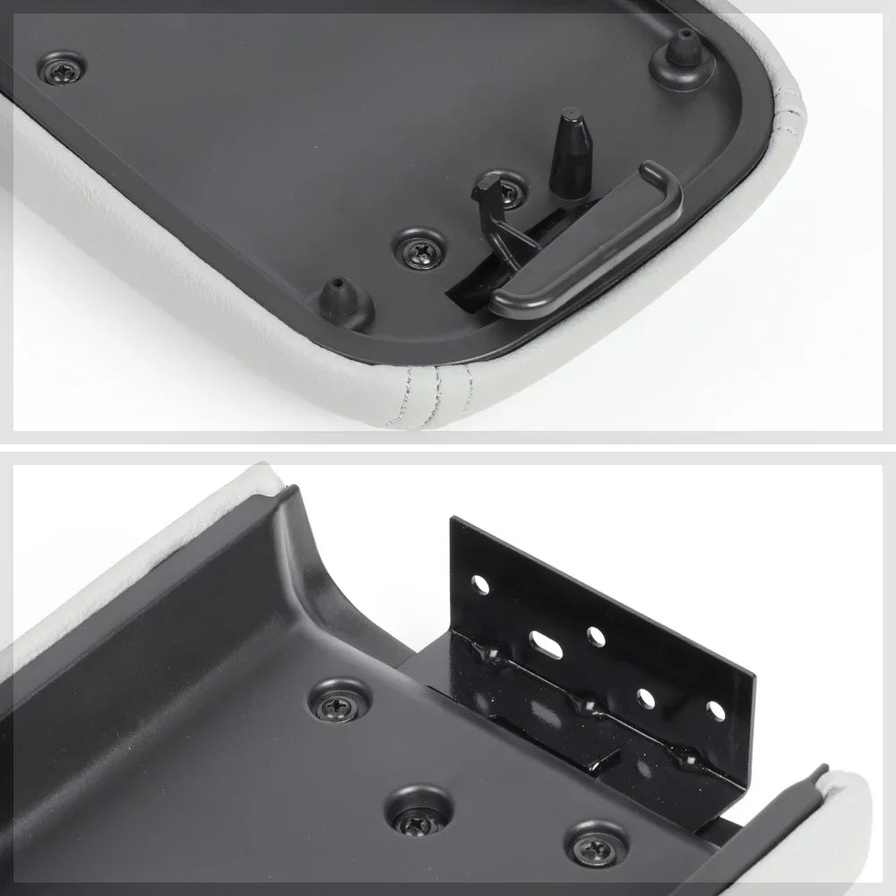 Center Console Arm Rest Lid Grey Leather  Style for 02-09 Trailblazer/Bravada Fits select: 2002-2009  , 2002-2009