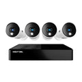 Night Owl Bluetooth 8 Channel  with 1TB Hard Drive, and 4 Wired 1080p  Spotlight Security Cameras, Outdoor,  Connector
