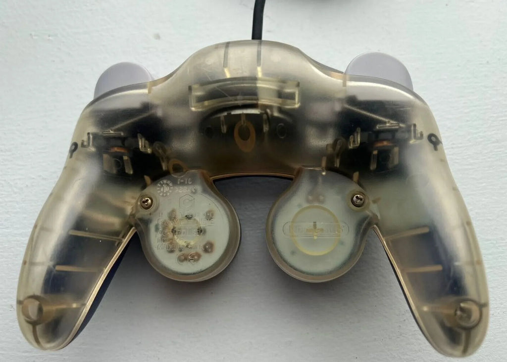 Official Nintendo GameCube Controller, Indigo Clear, Excellent Condition, Tight Original Sticks