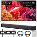 Sony  75"    4K  Mini   with smart Google  (2022 Model) Bundle with Deco Home 60W 2.0 Channel Soundbar, 37"-100"  Wall Mount Bracket Bundle and 6-Outlet Surge Adapter