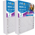 20x20x5 Air Filter  13 Comparable to  1500 - 2200 &  9 Compatible with Ultravation 91-013 Premium  Made 20x20x5 Furnace Filter 2 Pack by     .