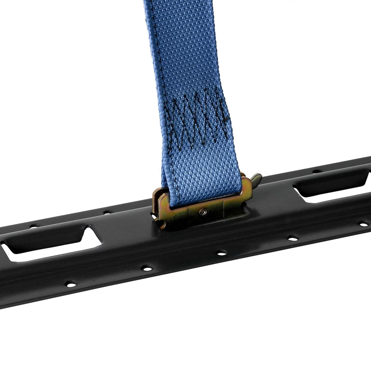 "6 Pack | 5'  Track Tie-Down Rail, Powder-Coated Steel ETrack TieDown | 5' Vertical -Track Bolt-On Tie Down Rail for Cargo on Pickups, Trucks, Trailers, Vans"