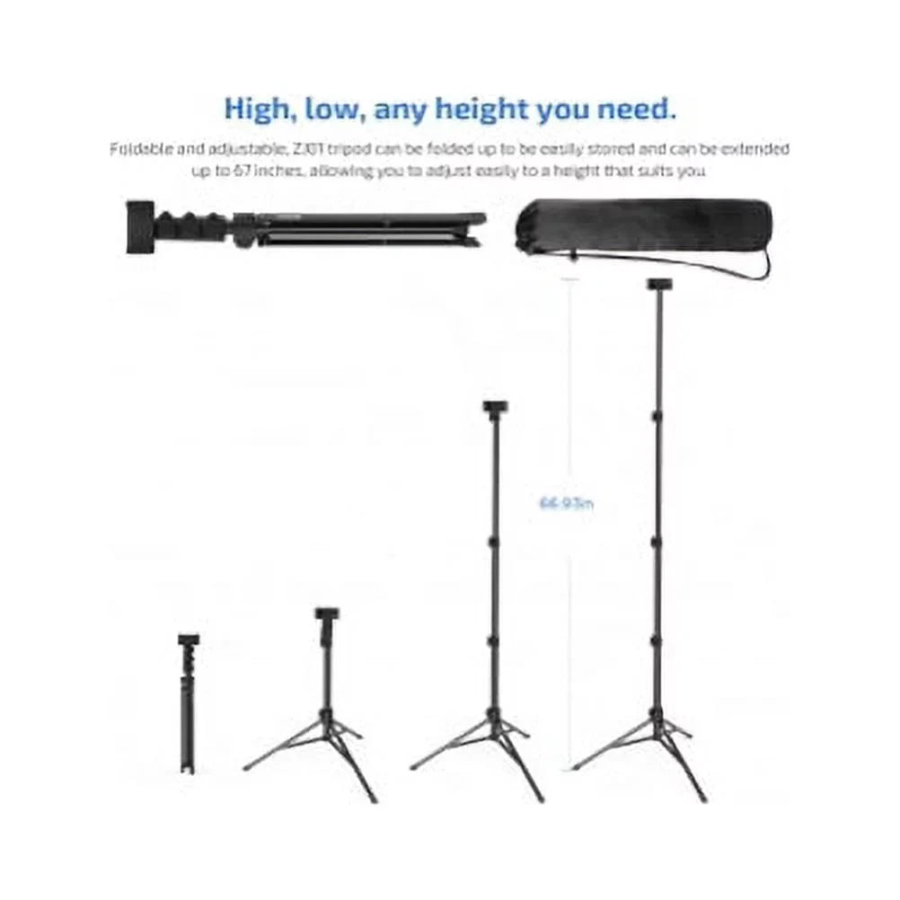 Wireless Tripod Selfie Stick for iPhone 14/14 Pro/Pro Max/13/13 Pro/Pro Max/12 Pro/Pro Max/Pro Plus/Max Mini - Monopod Remote Shutter Built-in Self-Portrait Extendable Stand