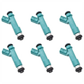Set Of 6pcs Set Fuel Injectors 12 Holes Nozzles  23209-39075 23250-31060 Replacement for Tacoma Tundra 4.0L 2005 4Runner 4.0L 2003-2009  Cruiser 4.0L 2007-2009