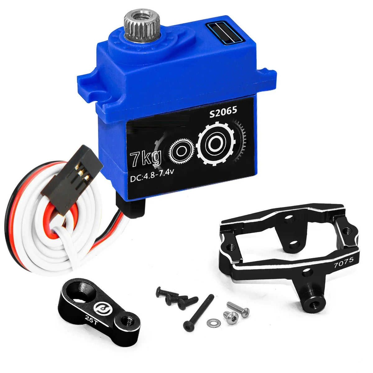 Season Saving Clearance 2023RC Digital Micro Servo Metal Gear Servo with Mount and Servo Horn for 1/18  Servo  Car Upgrade Parts Holiday Gifts