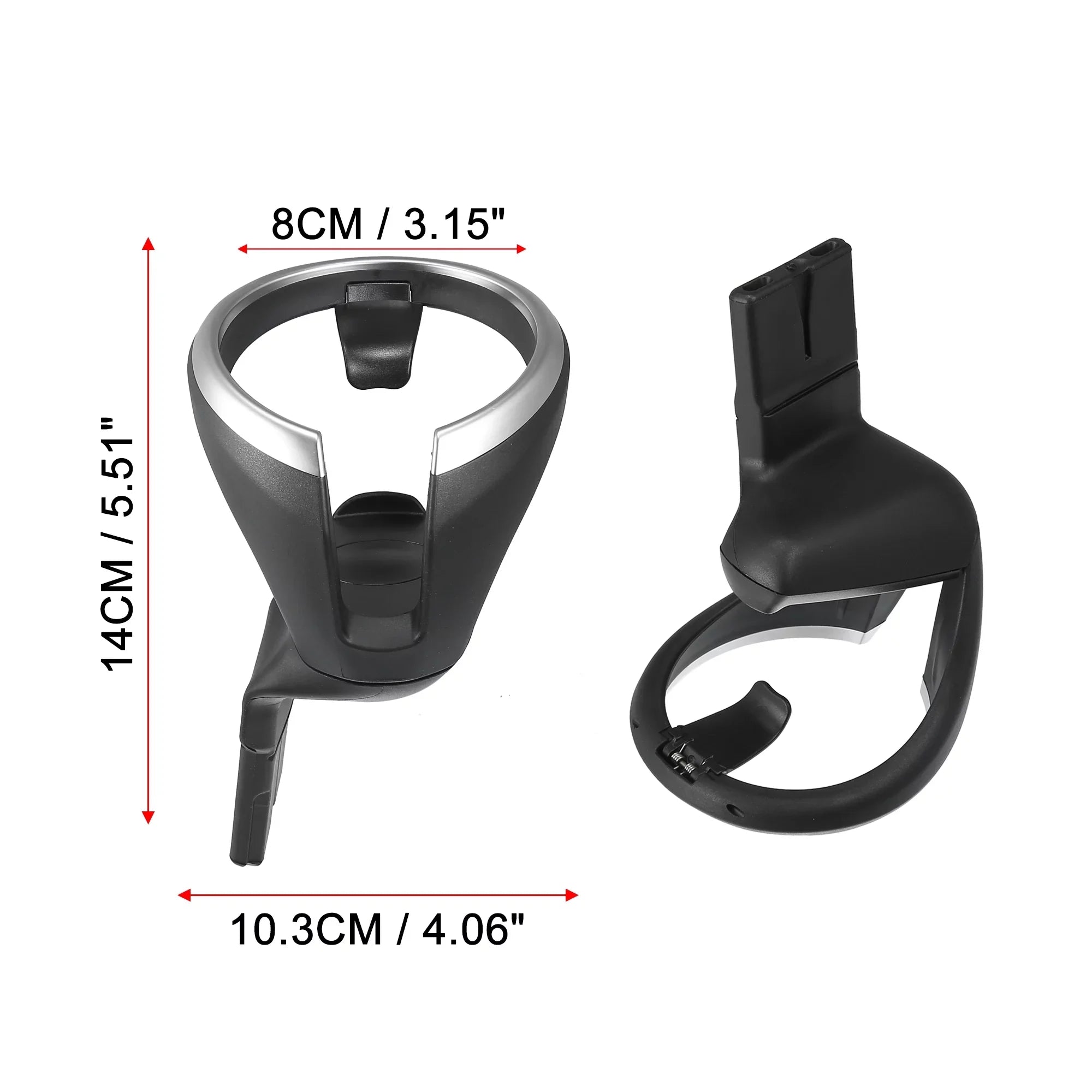 Car Cup Holder Bottle Drink Water Beverage Cupholder Front Seat Center Console Cup Holders Black for  51160443082