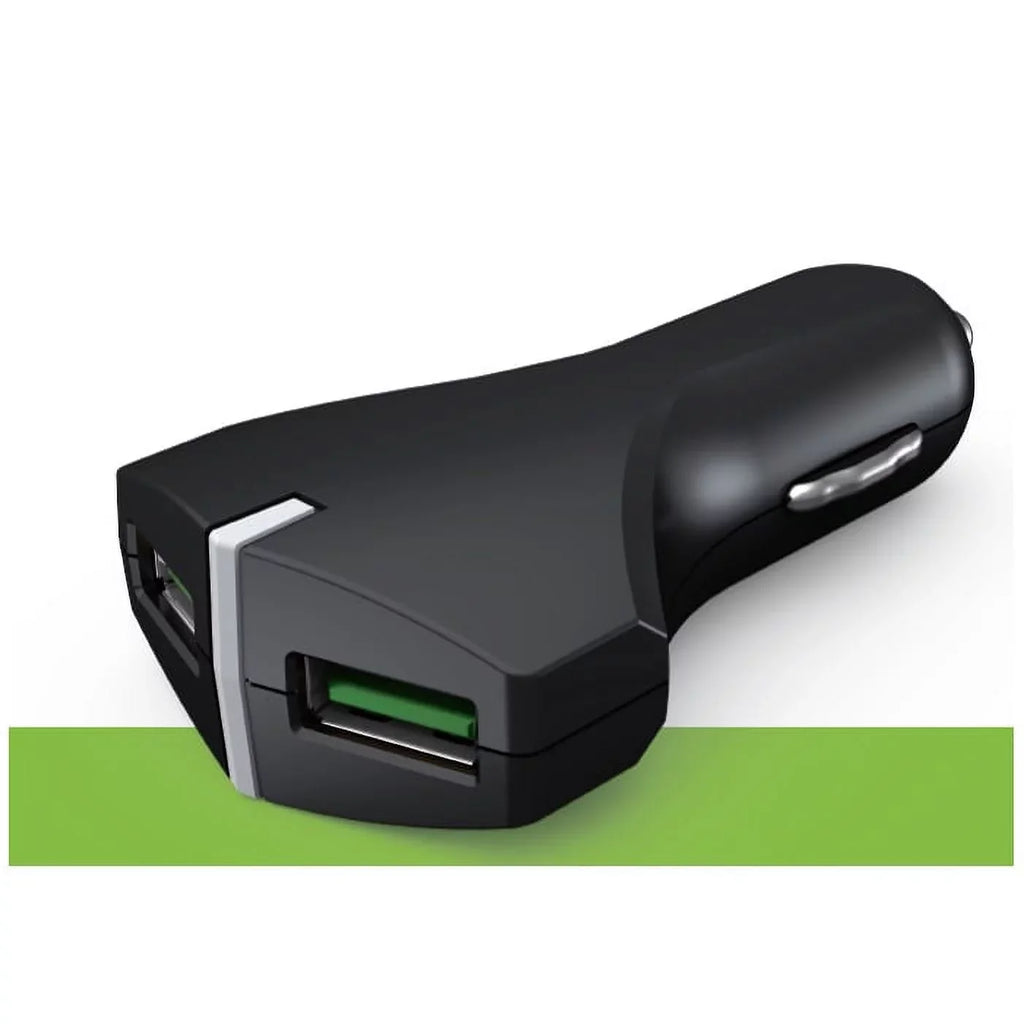 Type- Coiled  Cable w 2-Port  36W Fast Car Charger  for Samsung Galaxy Tab  9.7  Plus, + , S10e  Plus active 5G Note 9 8 10 Plus    A10e - Sonim