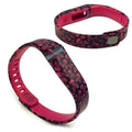 '-30 Adjustable Strap & Wristband & Clasp for Fitbit Flex, Skeleton Red - Large