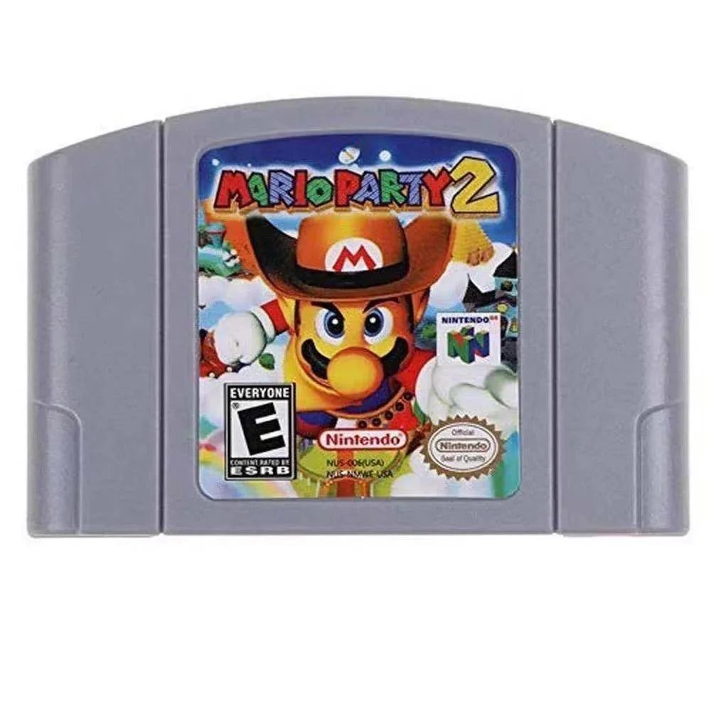 Super Mario 64 Party  Video Game Cartridge Console Card For Nintendo