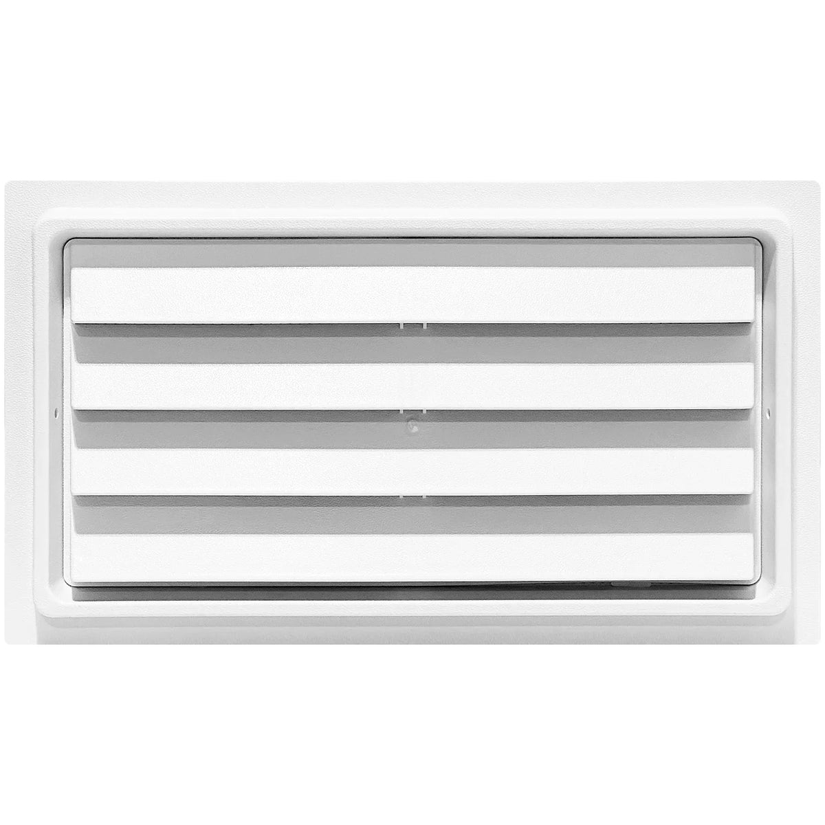 Crawl Space Manual Air Vent with Removable Cover and Vermin Screen (White, 8" Height x 16" Width)
