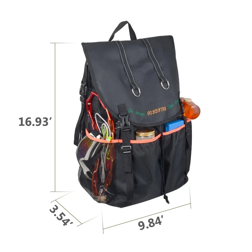 Large Capacity Tire Trash Backpack Spare Tire Tool Storage Bag  Trunk Organizer For Wrangle   Off-Road Outdoors Reshieldy