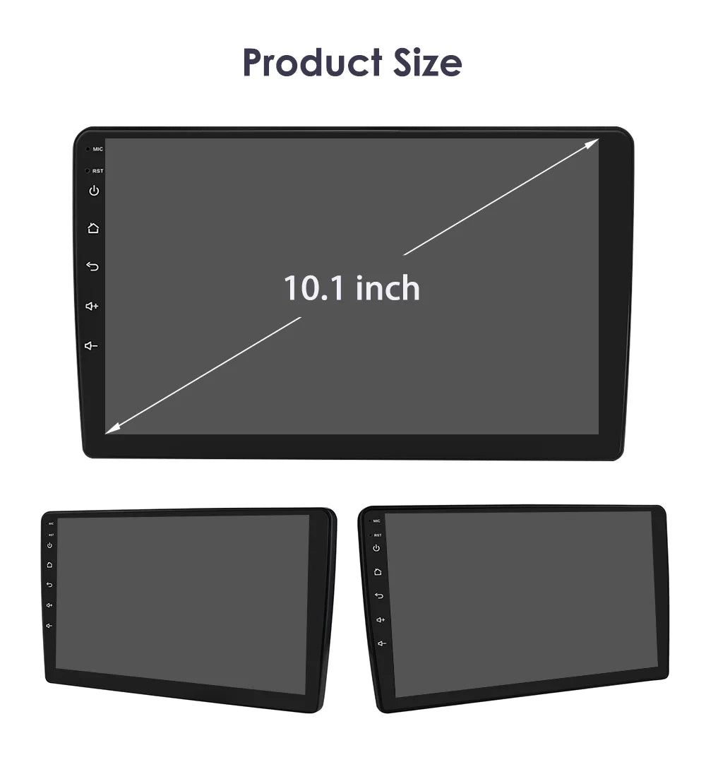 Hizpo 10.1 inch Car Radio Stereo For  Sierra Savana Chevrolet Silverado Buick Android 12  Navigation With Bluetooth 5.0   Radio  Carplay 4GB 32GB