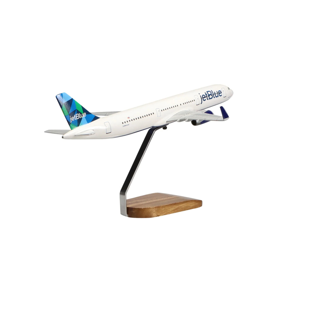Airbus  Jetblue Airways Large Mahogany Model