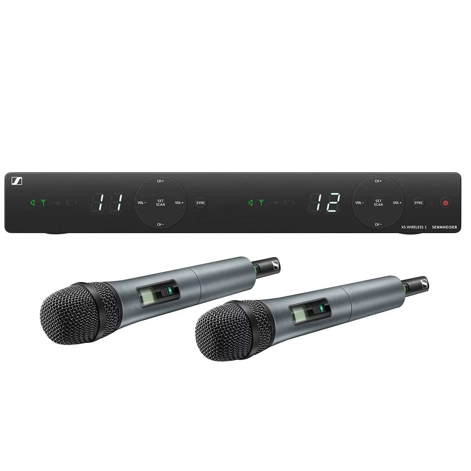 Sennheiser  1-835 - 2-Channel Wireless System with Carry Case & Microphone Sanitizer Spray Package
