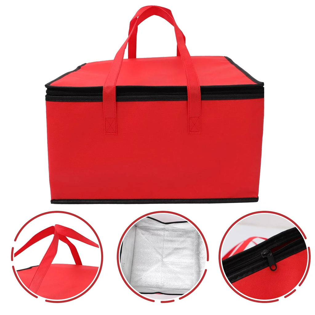 Homemaxs Baginsulated Lunch Delivery Thermal Grocery Tote Cooler Bags Warmer Portable Take Waterproof  Sea