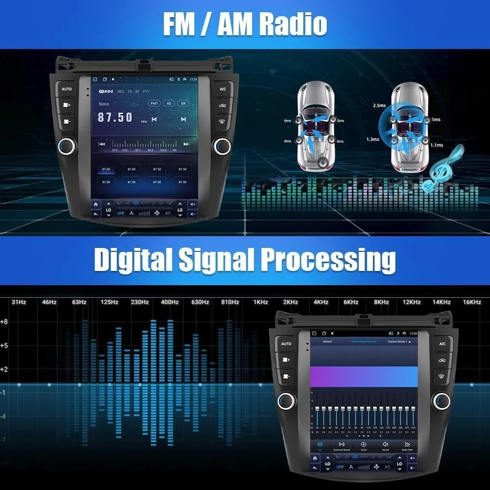 10" Car Stereo Radio w/Carplay Android Auto for Nissan Xtrail Qashqai Rogue 2014-2019 Double Din Android 13 Touchscreen Audio Receiver w/WiFi  Navigation Bluetooth Backup Camera Mic- 2+32G