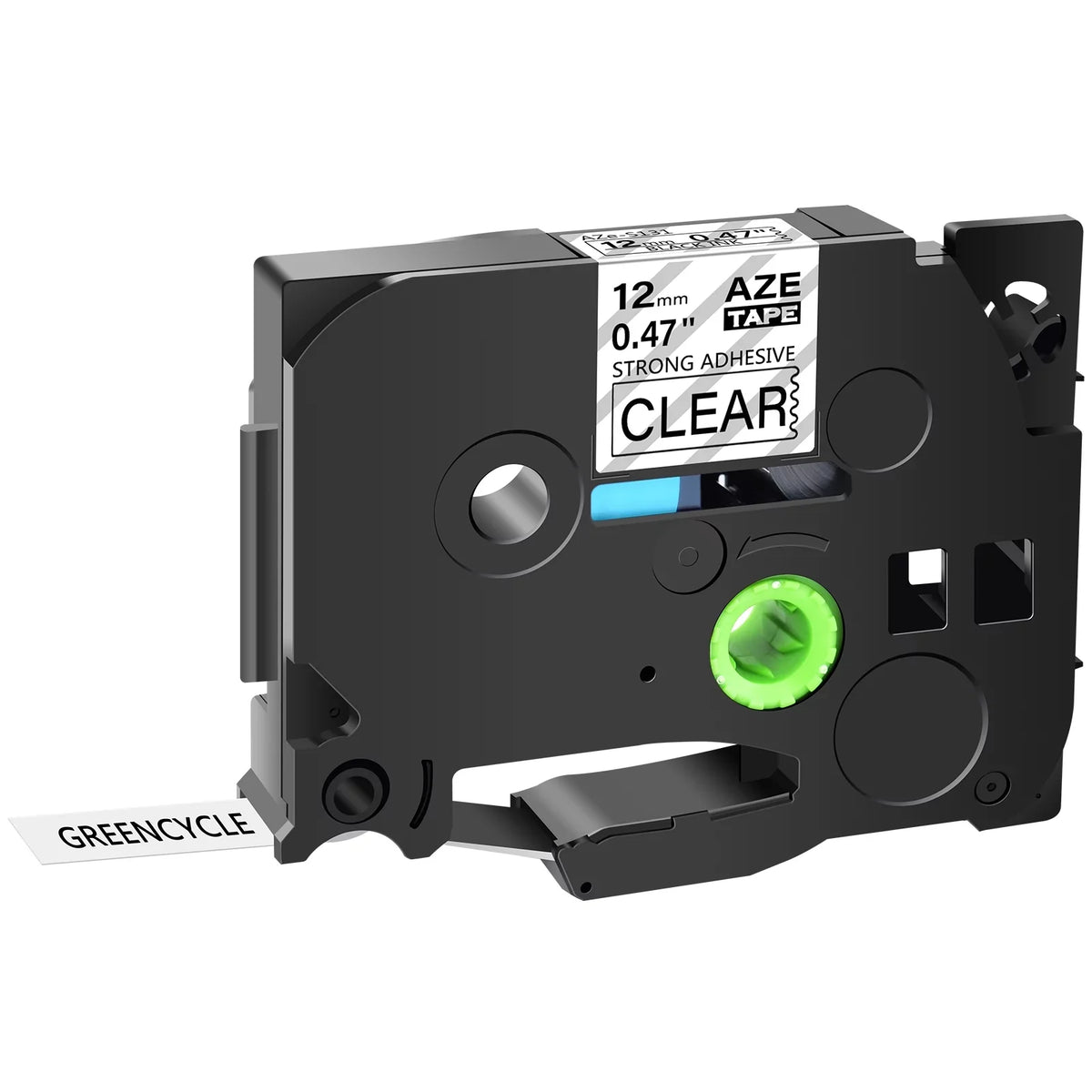 50PK Compatible for Brother -touch Black on Clear 12mm  TZe TZe- - -131 TZe-131 Extra Strength Laminated Label Tape
