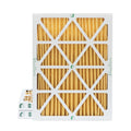 3 Pack of 20x25x2  11 Pleated 2" Inch Air Filters by Glasfloss. Actual Size: 19-1/2 x 24-1/2 x 1-3/4