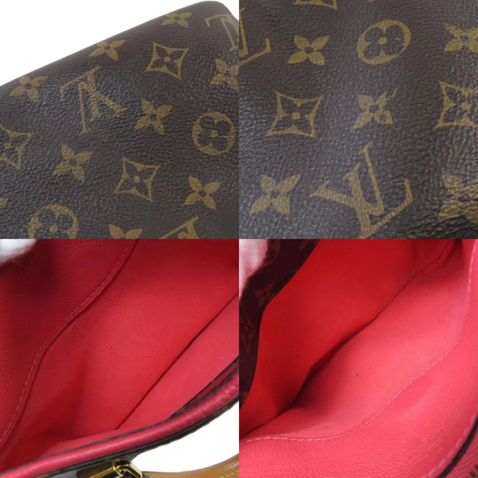 Pre-Owned Louis Vuitton  Pallas  Monogram Handbag Canvas Ladies (Good)